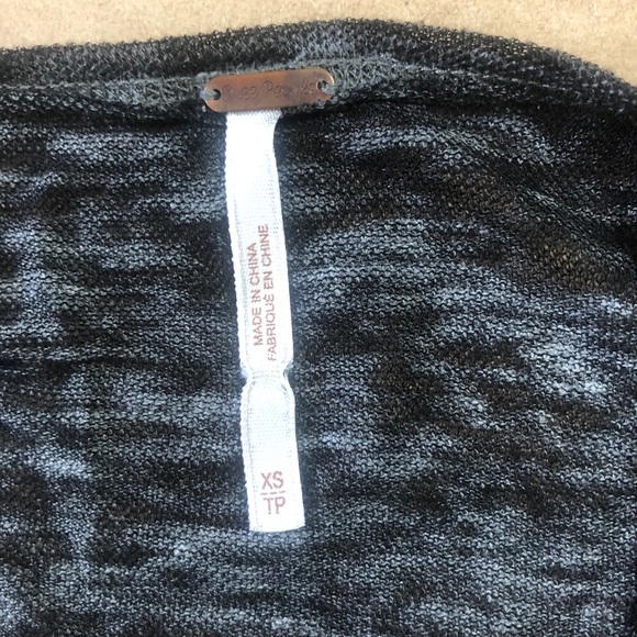 Free People Gray/Black cute Dress size XS - Picture 9 of 10